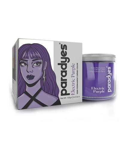 Buy Paradyes Electric Purple Hair Colour 120gm | Maccaron