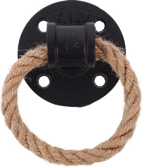 QNNEFF 6PCS Nautical Twisted Jute Rope Drawer Pulls Brushed Brass ...