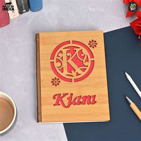Personalized Wooden Diary | A5 Ruled Notebook with Custom Name – Gift ...