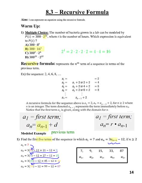 Image result for Excel Recursive Formula