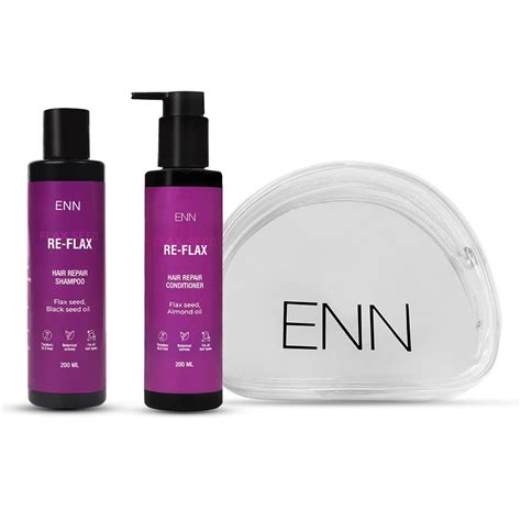 ENN Re-flax- Hair Repair Shampoo And Conditioner Kit | Deeply ...