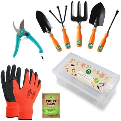 Visko Tools 601 5 Piece Garden Tool Kit (Orange & Black) : Amazon.in ...