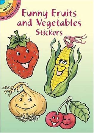 Buy Funny Fruits and Vegetables Stickers (Dover Little Activity Books ...
