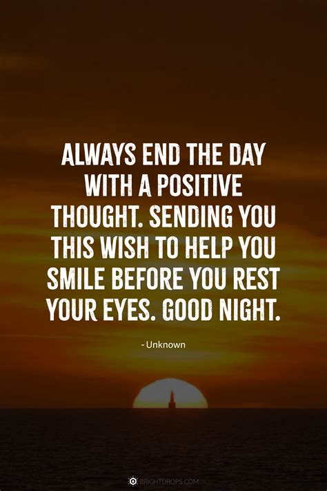 243 Positive Good Night Quotes That Don't Suck - Bright Drops