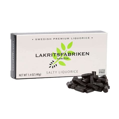 Amazon.com : Lakritsfabriken Black Liquorice Swedish Candy - Salty ...