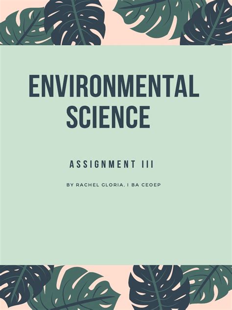 Image result for Science Project On Environment
