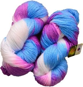 KNIT KING Represents Ganga Glow Knitting Yarn Wool, Flourish 400 gm ...