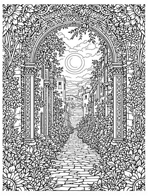 Hard Coloring Pages | Advanced Coloring Pages for Adults