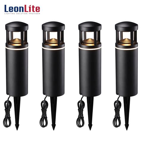 LEONLITE LED Low Voltage Pathway Lights, Outdoor Landscape Light, 5W ...