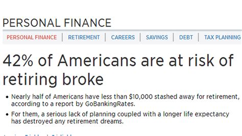 42%的美国人退休时存款不足1万美元 退休有破产风险|退休_新浪财经_新浪网