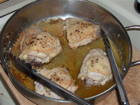 The Obsessive Chef: Butter poached chicken thighs