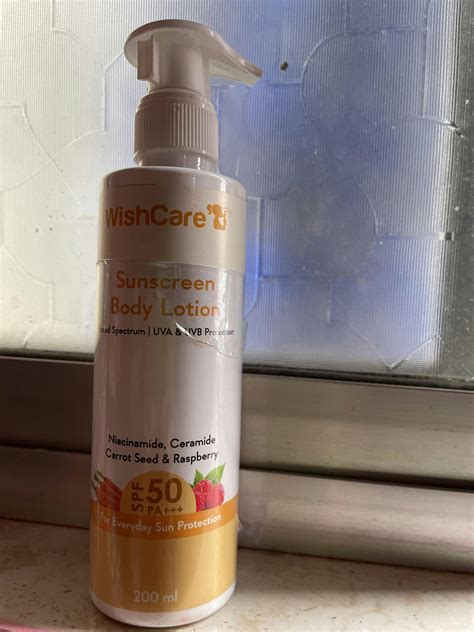 SPF 50 Sunscreen Body Lotion - Broad Spectrum | WishCare