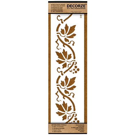 DECORZE Wall Stencils for Home | Living Room & Bedroom Painting | D ...