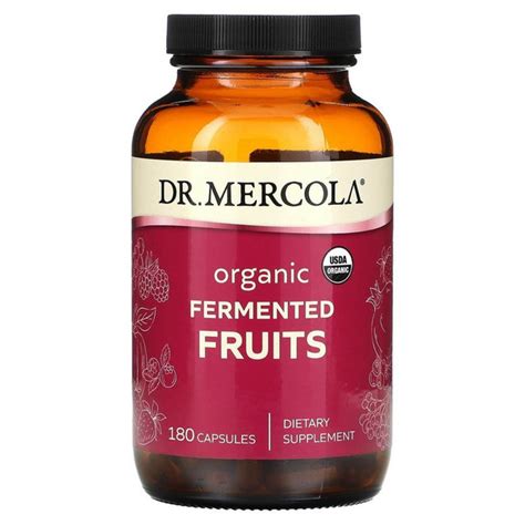 Пищевая добавка Dr. Mercola, Органические ферментированные фрукты, 180 ...