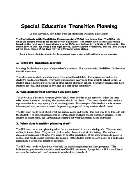 Image result for Transition Planning Process