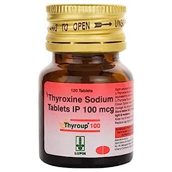 Thyroup 100 - Bottle of 120 Tablets : Amazon.in: Health & Personal Care