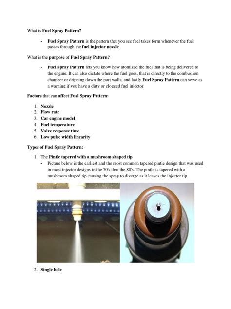 Image result for Testing Injector Spray Pattern