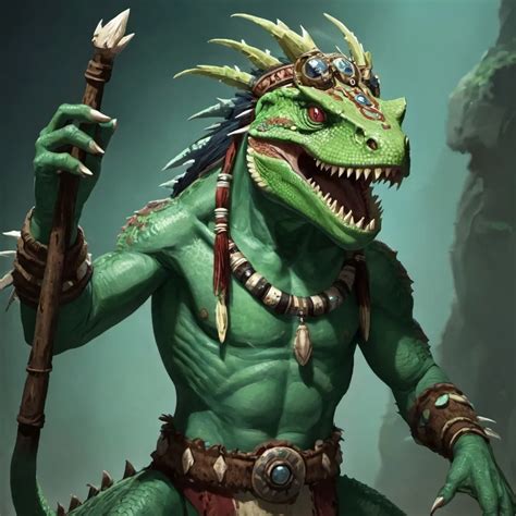 Lizardman shaman