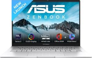 ASUS Zenbook 14 OLED (2025) with Office 2024 + M365 Basic*, AI PC Intel ...