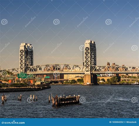 View of Triborough Bridge in New York City, USA with a Clear Blue Sky ...