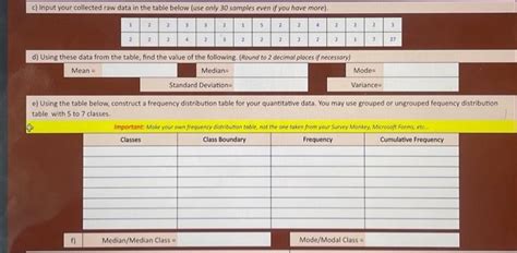 Construct a Frequency Distribution Table 的图像结果