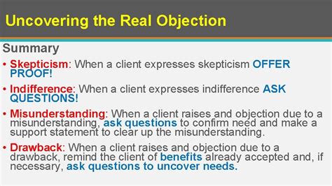 Image result for What Is Understanding Objection