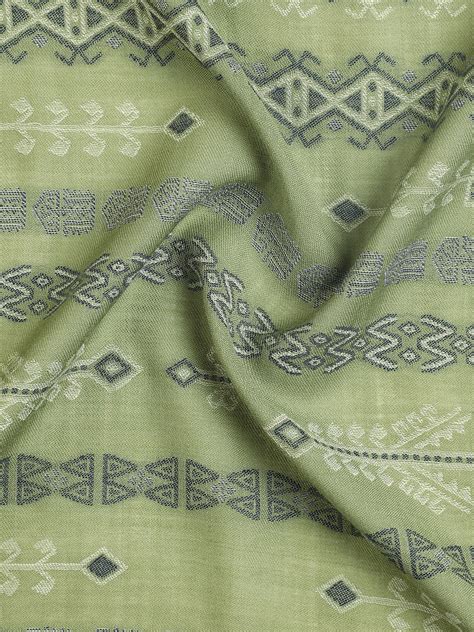 Buy Akhtar Pure Wool Jacquard Muffler Online | Shingora