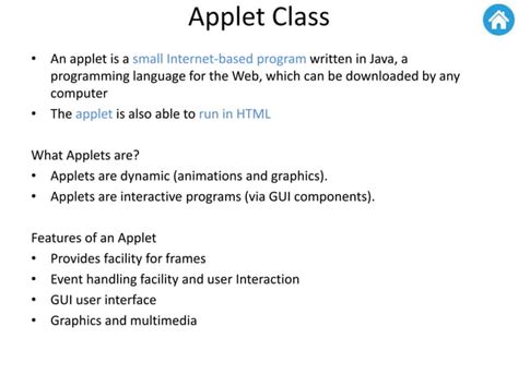 Java applet Tutorial 的图像结果