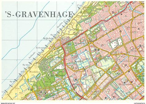 Cartes géographiques - Netherlands 's-Gravenhage Den Haag map