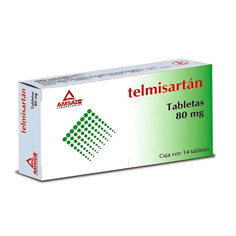 TELMISARTAN 80 MG C/14 TAB LAB AMSA | Website MC&M