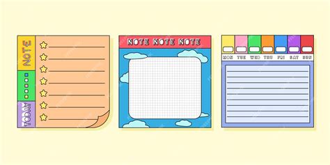 Image result for Cute Note Paper Template