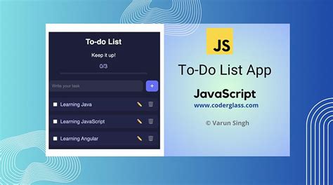 Image result for To Do List JavaScript Project