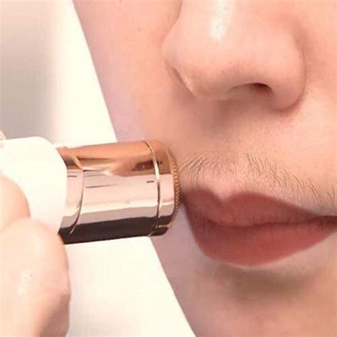 Mataiva Lipstick Shape Electronic Facial Hair Remover Shaver Waxing For ...