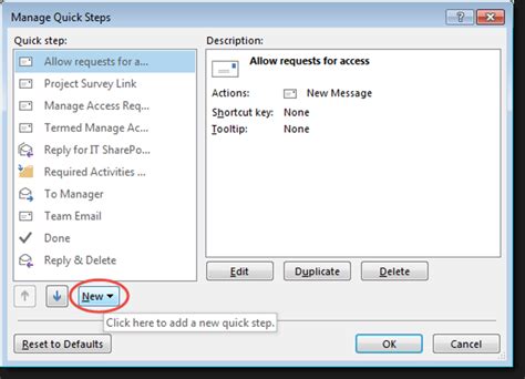 Image result for Outllook Quick Step Enable