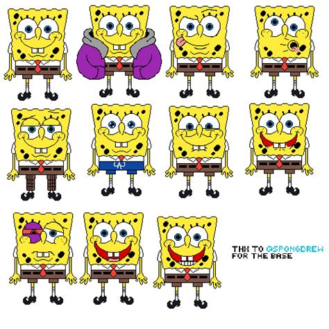 Image result for Spongebob Model Sheet