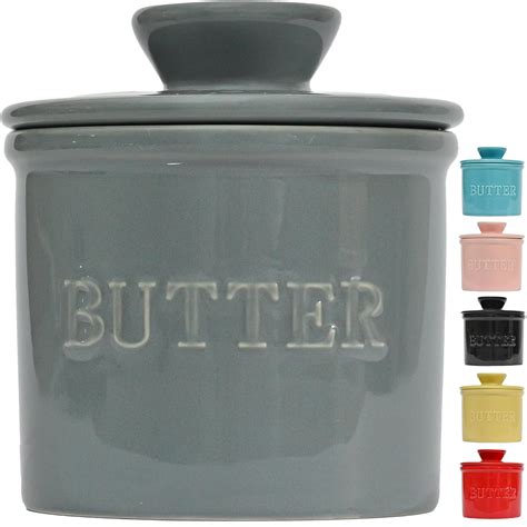 Amazon.com | PriorityChef French Butter Crock with Lid, Keep Butter ...