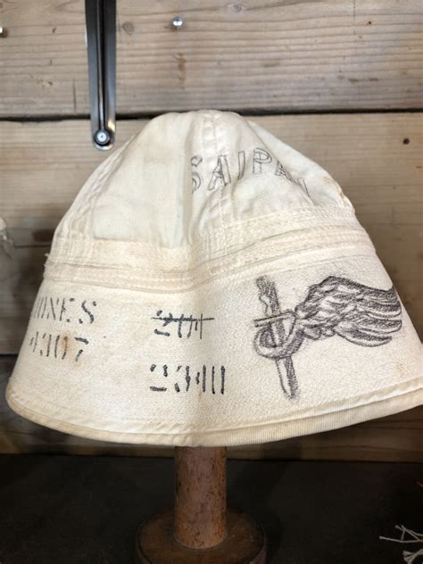 WWⅡ US NAVY SAILOR HAT WITH PAINT | BOW & ARROW WEB STORE