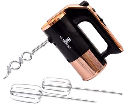 Buy Homeberg Electric Hand Mixer with 5 Speed Controls and 2 Dough ...