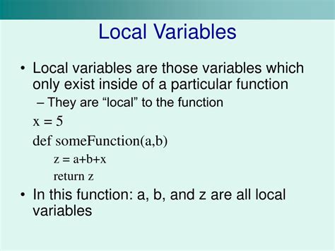 Local Variable in Python Exampke 的图像结果