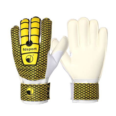 飞盾足球守门员手套 儿童小学生带护指乳胶护具 专业门将比赛手套-阿里巴巴