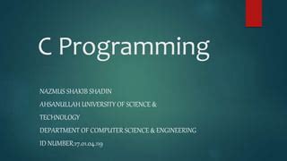 C Programming SlideShare 的图像结果