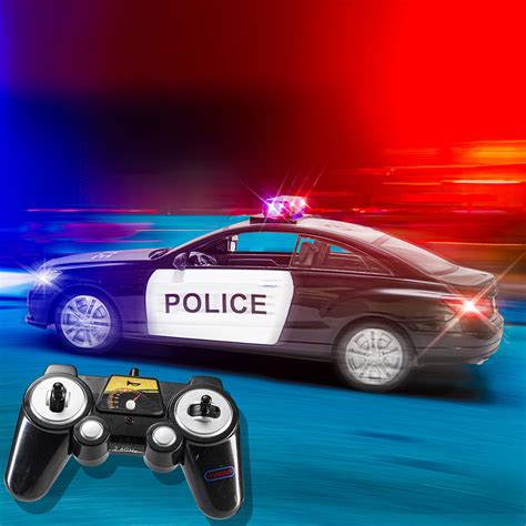 Prextex RC Police Car Remote Control Police Car RC Toys Radio Control ...
