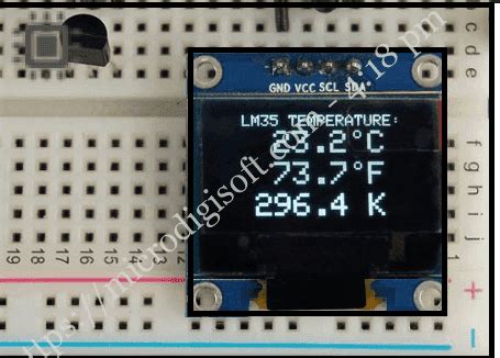 Image result for OLED-Display Arduino Code Temperature Code