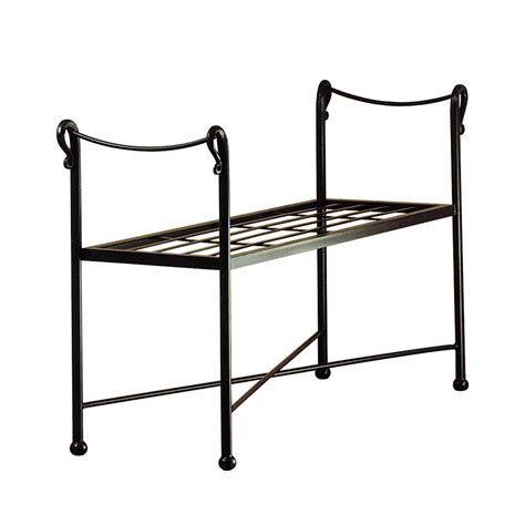 Tubular Iron Bench in Different Finishes Made in Italy