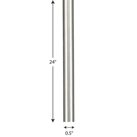 Progress Lighting Accessory Lighting Stem Kit Brushed Nickel Downrod ...