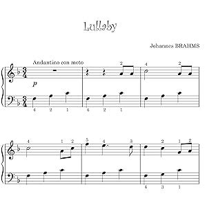 50 Piano Sheet Music for Beginners: Simplified Great Classics with ...