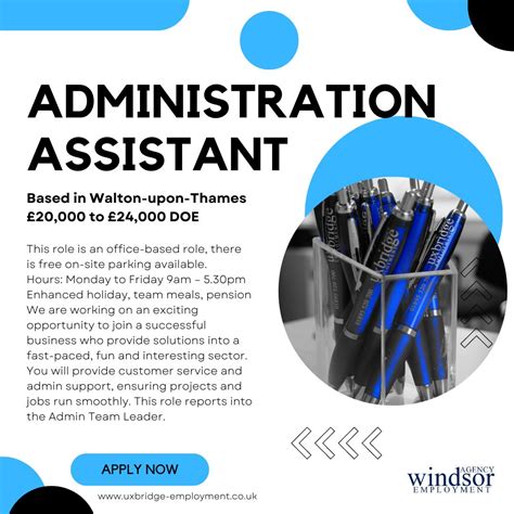 Windsor Employment Agency on LinkedIn: 📣 We're Hiring! Administration Assistant 📣 Location:…