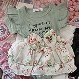 Hopscotch Baby Girls Text Print Bodysuit with Headband In Green Color ...