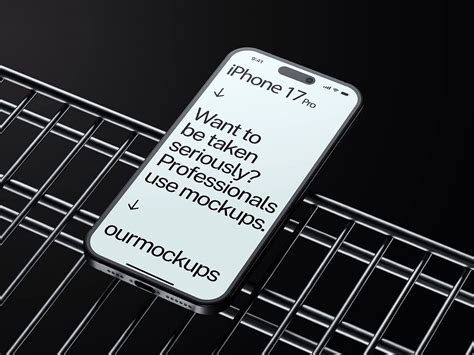 Free Perspective High Quality iPhone 17 Pro Mockup PSD - Good Mockups