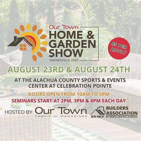 2025 Our Town Home and Garden Show, Alachua County Sports & Event ...